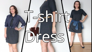 Vestido T-shirt: transforme uma camisa em um vestido novo!