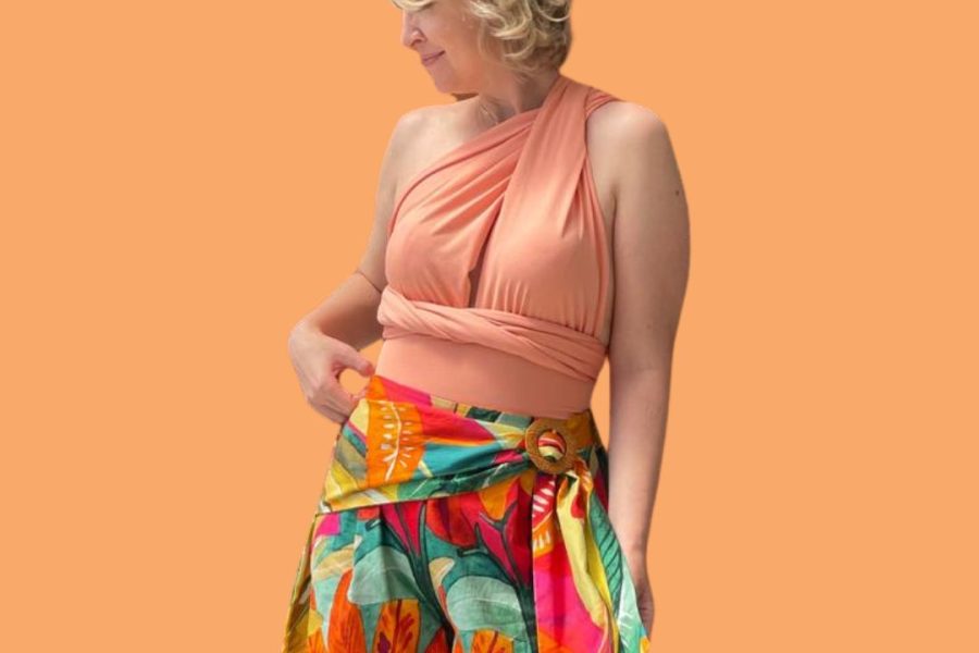 Shorts com Sobreposição