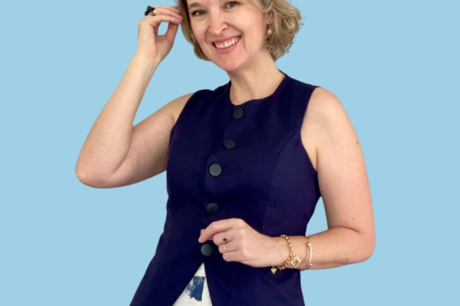 Colete Alongado com Abertura no Quadril