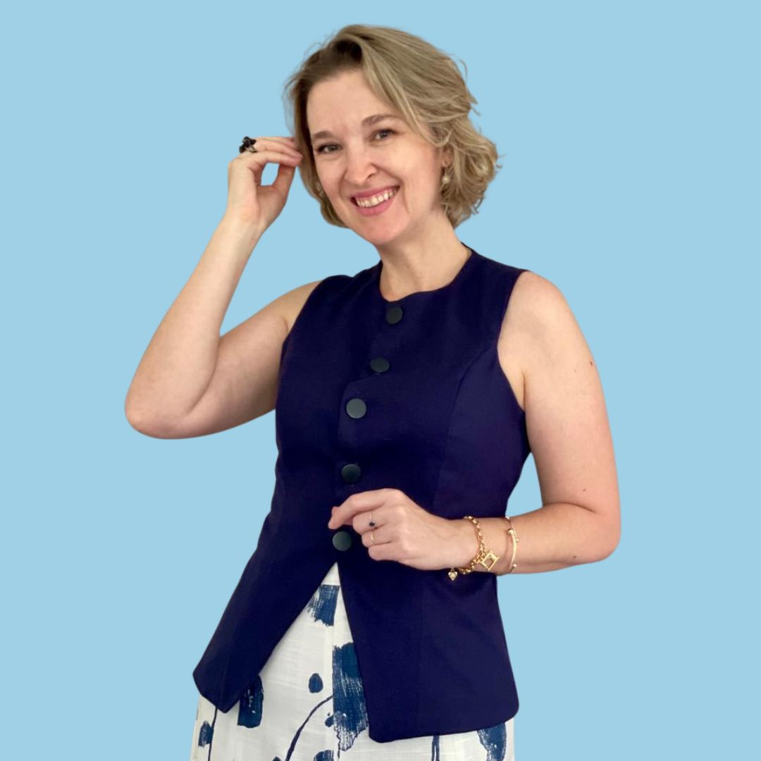 Colete Alongado com Abertura no Quadril