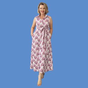 Vestido Chemise com Costas que Amarram