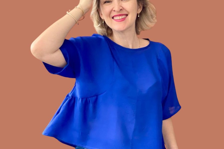 Bata com Franzido na Lateral