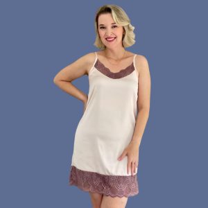 Camisola de Alcinha com Renda