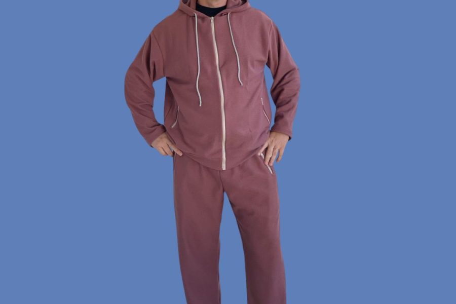 Calça e Jaqueta de Moletom Masculino