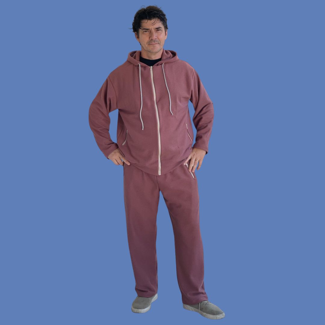 Calça e Jaqueta de Moletom Masculino