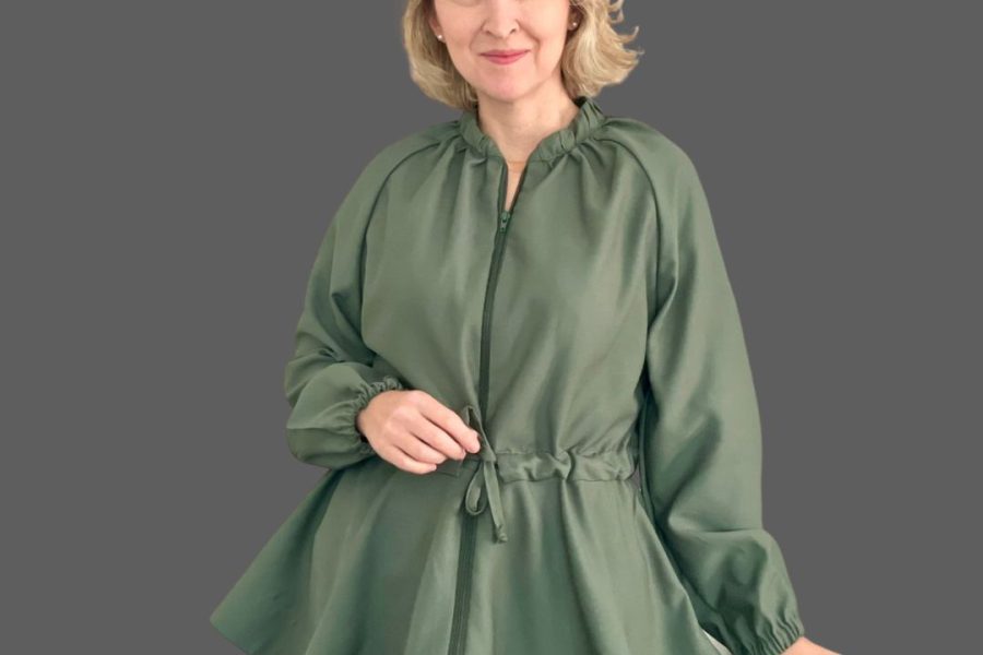Parka Godê com Manga Raglan